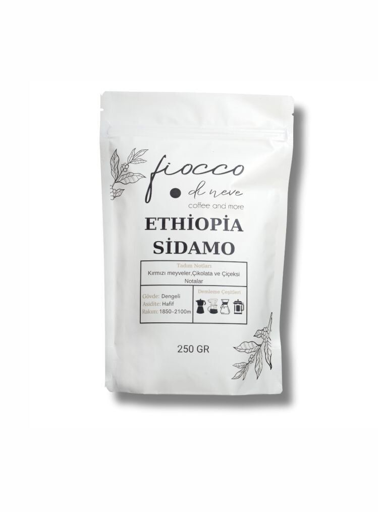 Ethiopia Sidamo Çekirdek Kahve 250 Gr.